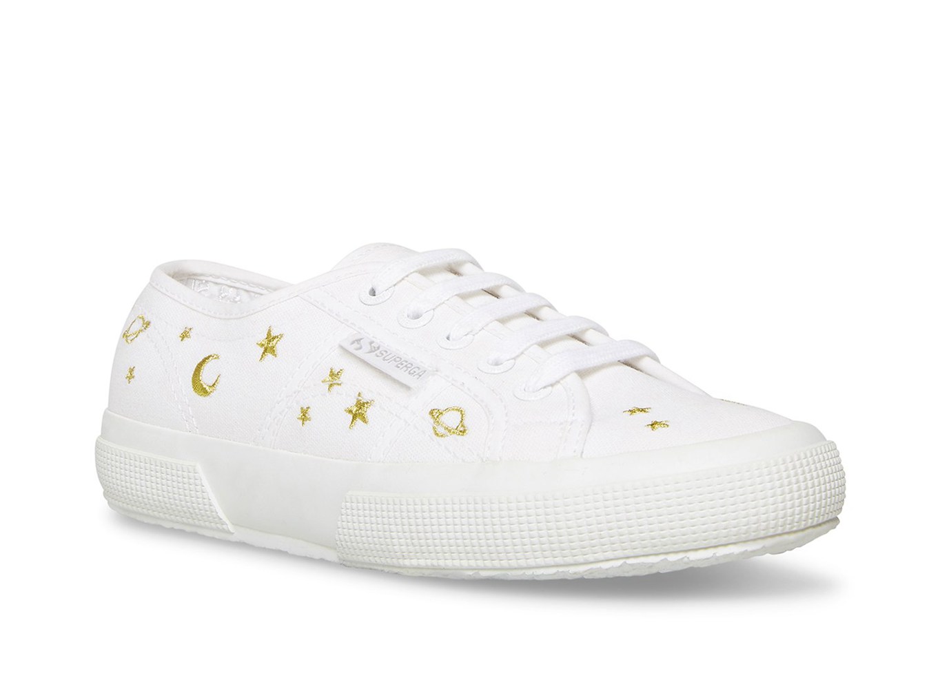 Zapatillas Superga Mujer Blancas - 2750 Embroidery - 136975RGF